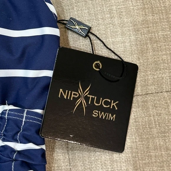 Nip Tuck Swim Torino Stripe Amanda One Piece Swimsuit, Size 4, NWT - Picture 6 of 8